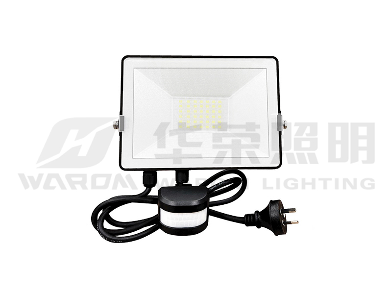 Penderia gerakan PIR luar Lampu Banjir LED HRS-FL8201